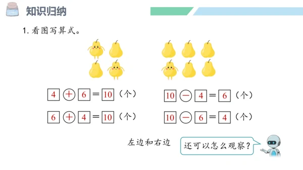 新人教版数学一年级上册5.21 整理和复习课件（55张PPT)
