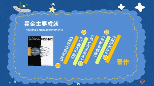伟大科学奇才霍金通用PPT模板