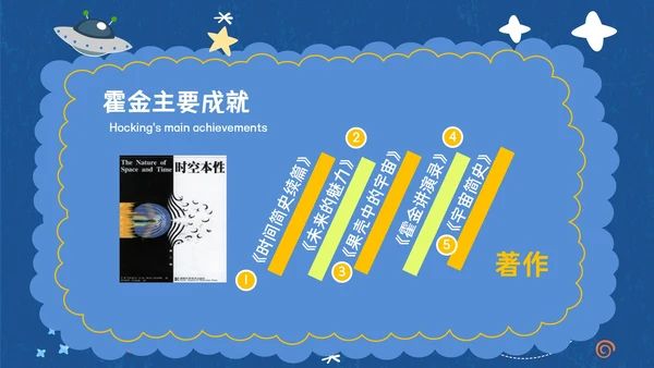 伟大科学奇才霍金通用PPT模板
