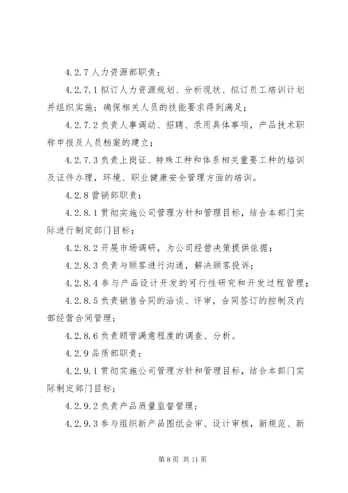 安全生产责任制清单及详细内容 (4).docx