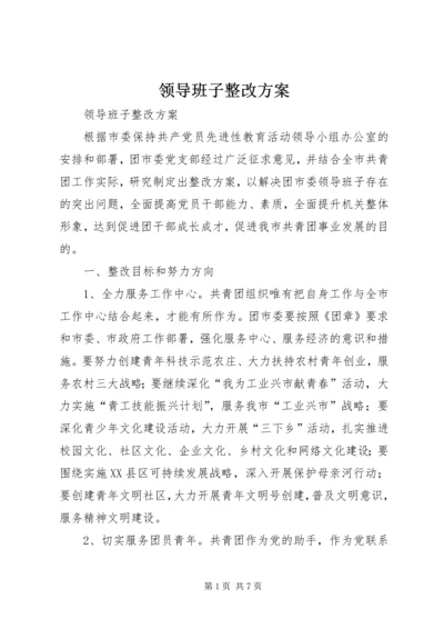 领导班子整改方案 (8).docx