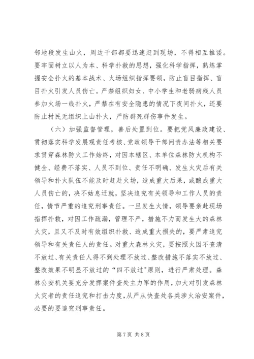 副县长在XX县森林防火工作会上的讲话.docx