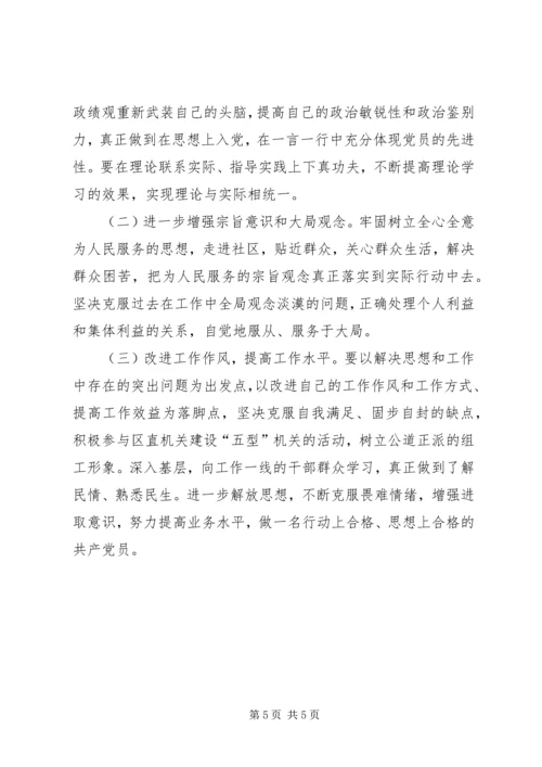 学习体会交流：加强理论修养严于律己做合格党员 (2).docx