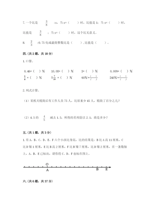 小学数学六年级下册竞赛试题精编答案.docx
