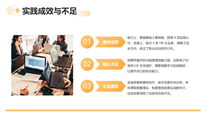 黄色商务通用版大学生求职个人综合展示职业生涯规划PPT