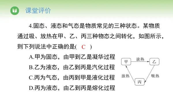 2024-2025学年人教版物理八年级上册3.4升华和凝华课件（21页ppt）