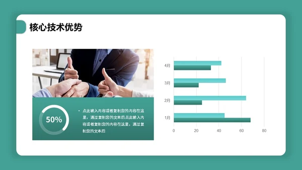 简约卡片式产品介绍PPT模板