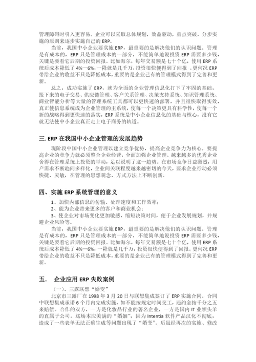 安徽大学企业资源规划论文.docx