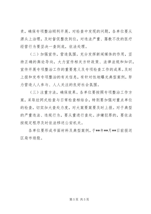 违法医疗药品及器械经营行为专项整治方案 (2).docx