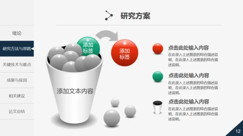 活力大学生论文毕业答辩通用PPT模板