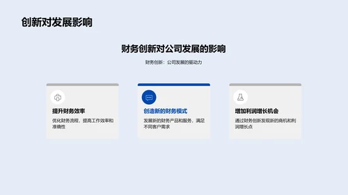 财务创新助力增长PPT模板