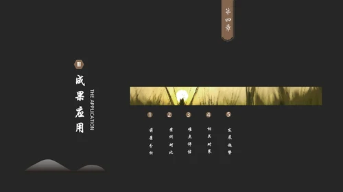 中国风禅意清新画册杂志通用PPT模板