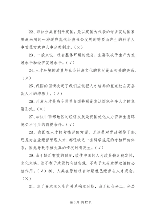 公共部门人力资源简答论述题 (3).docx