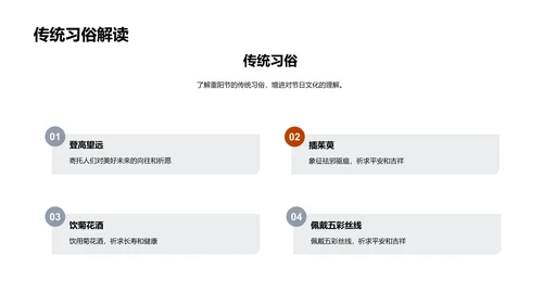 企业文化中的重阳节PPT模板