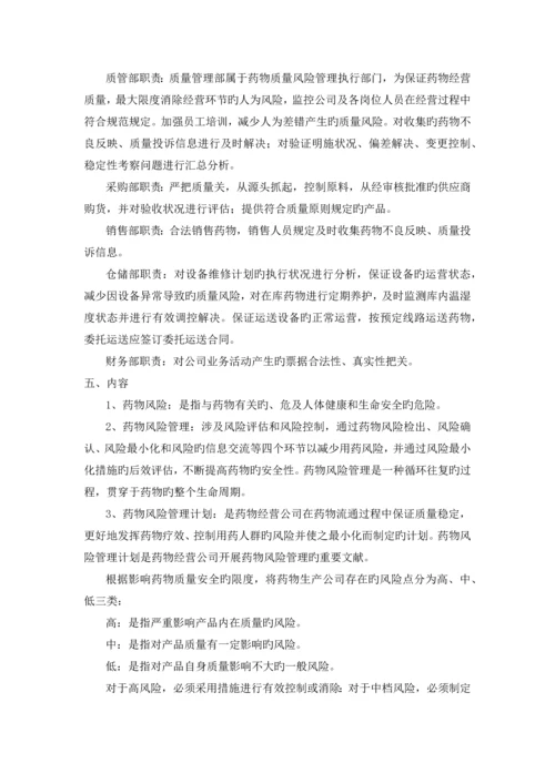 药品质量风险管理方案.docx