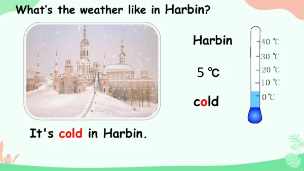 Unit 3 Weather Part A Let's learn 课件(共39张PPT)