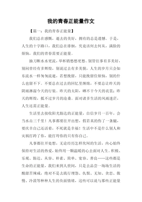 我的青春正能量作文.docx