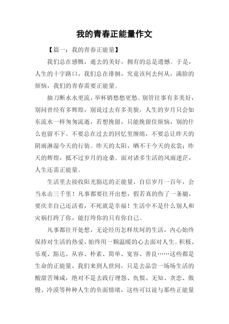 我的青春正能量作文.docx