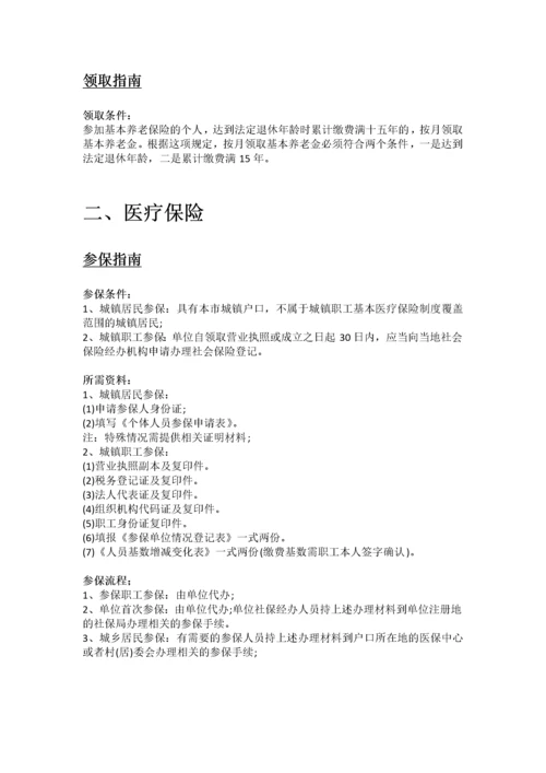 巢湖市五险一金办事指南.docx