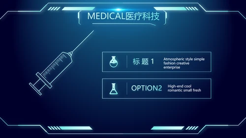 医院医疗科技信息化管理工作总结报告计划动态PPT模板
