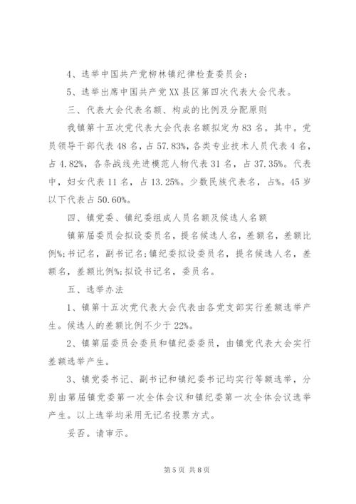 召开党代会请示范文.docx