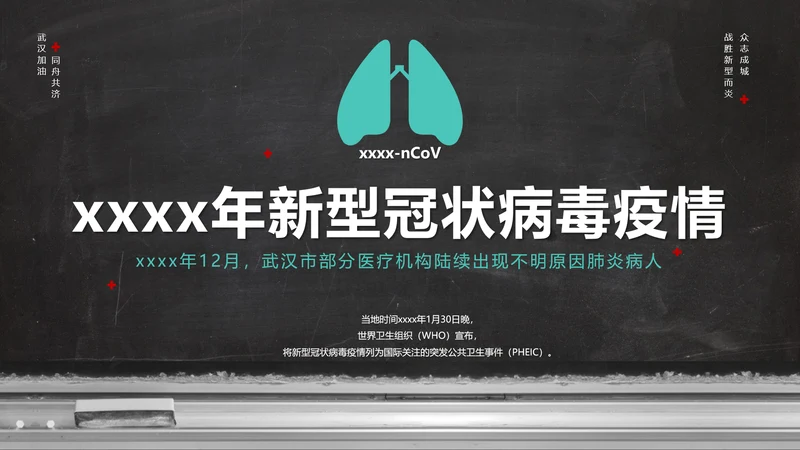 新冠病毒防护科普疫情防控PPT课件