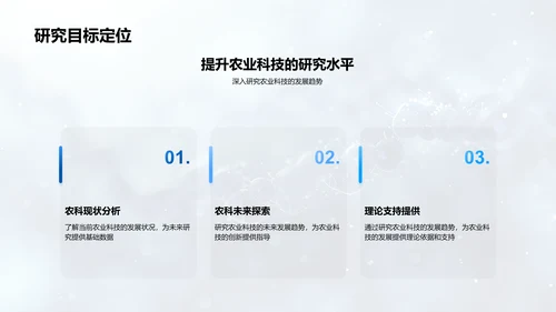 农科技发展答辩报告PPT模板