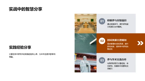 研究生涯的学术探索