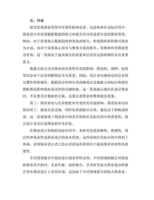 报告中图表的有效性与设计原则