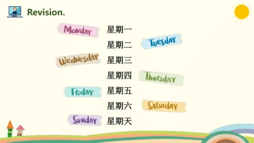 Unit 2 My week Part B Read and write课件（共17张PPT，内嵌音