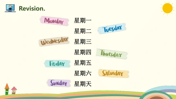 Unit 2 My week Part B Read and write课件（共17张PPT，内嵌音