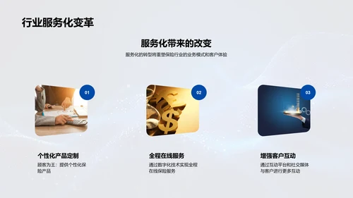 保险行业数字化转型PPT模板