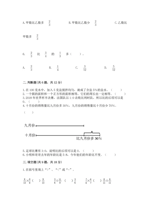 小学数学六年级上册期末测试卷（各地真题）word版.docx