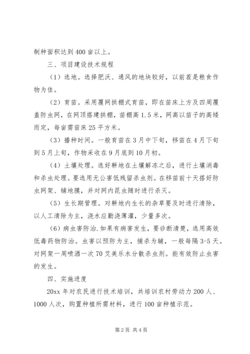 网式无公害蔬菜制种项目建设方案.docx