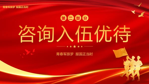 春季征兵宣传宣导PPT课件