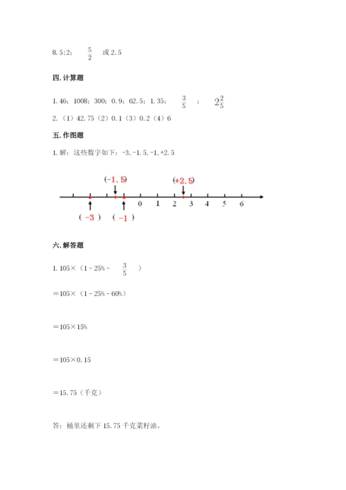 小升初数学期末测试卷含答案（培优b卷）.docx