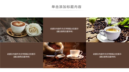 美味下午茶西餐厅休闲咖啡厅介绍咖啡介绍PPT模板