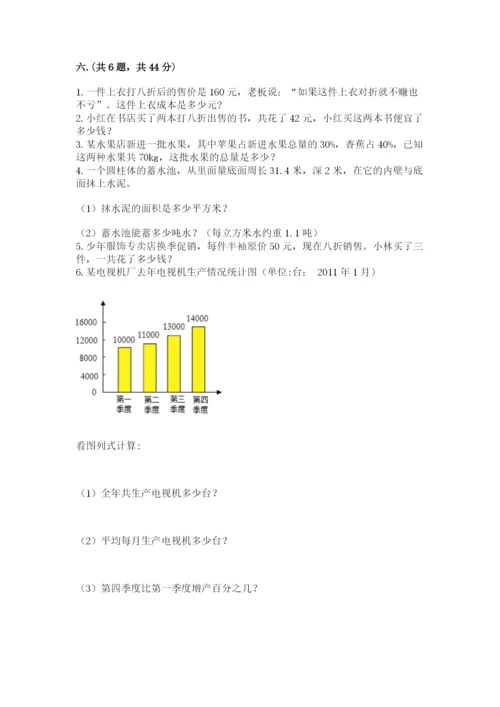 济南市外国语学校小升初数学试卷附参考答案（精练）.docx