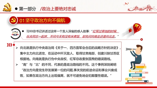 坚定理想信念忠诚履行职责党政党建支部团委学习忠诚党课