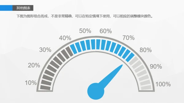 蓝色信息图表精选PPT案例