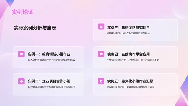 粉色像素风小组作业汇报PPT模板