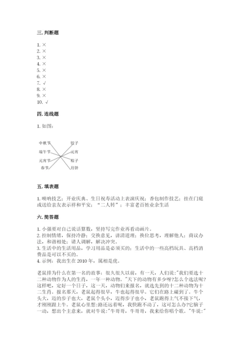 部编版道德与法治四年级下册 期末测试卷【夺冠】.docx