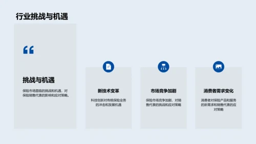 保险销售述职报告PPT模板