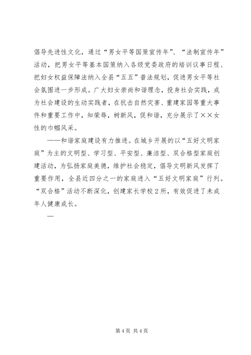 县第六次妇女代表大会的报告 (2).docx