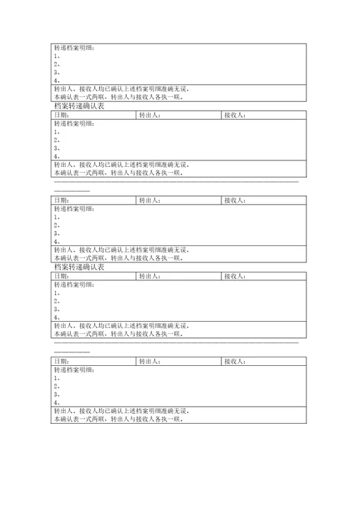 人事档案管理办法