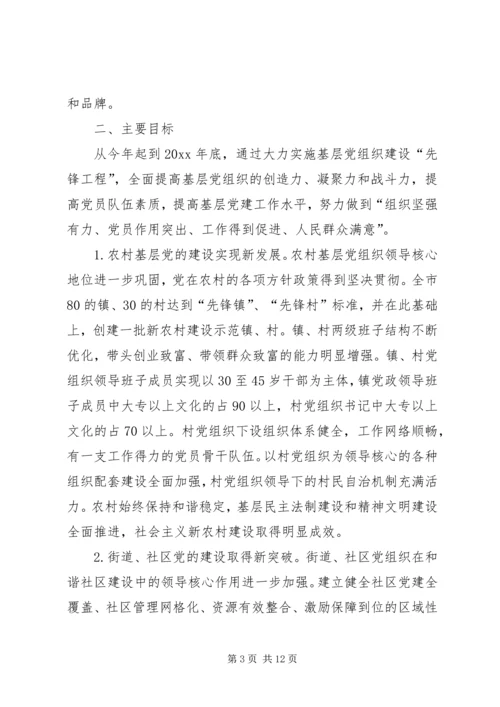 我市党的基层组织建设规划.docx