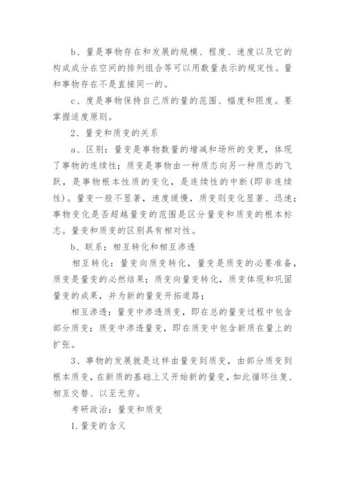 考研政治必背的知识点归纳.docx