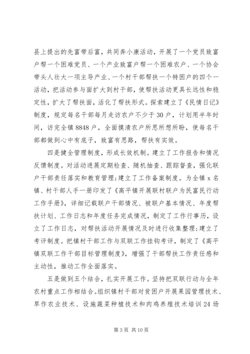双联工作自查报告格式.docx
