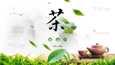 茶文化茶道新茶产品介绍通用PPT模板