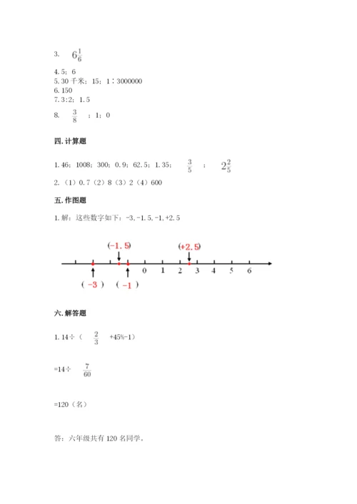 沪教版数学六年级下册期末检测试题含完整答案【历年真题】.docx